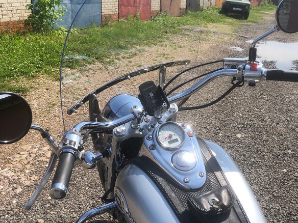 2003 Honda Shadow 750, серебристый, 600000 рублей - вид 12