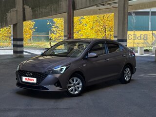 2020 Hyundai Solaris II Рестайлинг, коричневый, 1459000 рублей, вид 1