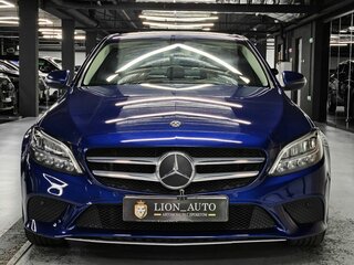 2019 Mercedes-Benz C-Класс 180 IV (W205) Рестайлинг, синий, 2450000 рублей, вид 2