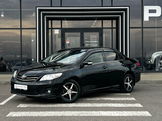 2012 Toyota Corolla X (E140, E150) Рестайлинг, чёрный, 976000 рублей, вид 1