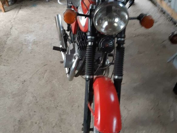 1985 Jawa 350/638, красный, 300000 рублей - вид 7