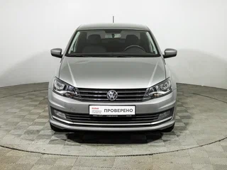 2018 Volkswagen Polo V Рестайлинг, серебристый, 1199777 рублей, вид 2