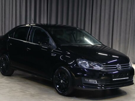 2019 Volkswagen Polo V Рестайлинг, чёрный, 1199000 рублей, вид 3