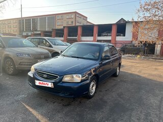 2008 Hyundai Accent ТагАЗ II, синий, 335000 рублей, вид 1