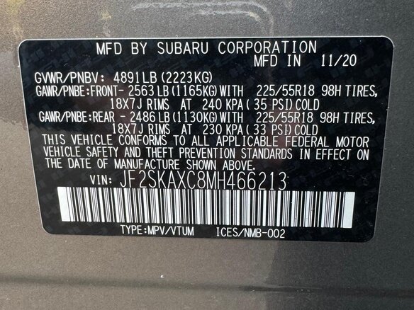2020 Subaru Forester V, коричневый, 2700000 рублей - вид 13