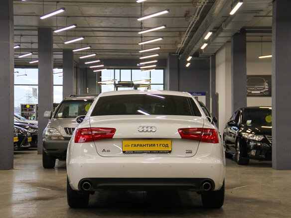 2011 Audi A6 IV (C7), белый - вид 4
