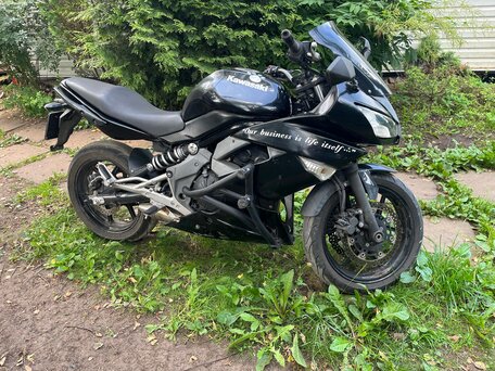 2011 Kawasaki Ninja 400, чёрный, 320000 рублей, вид 5