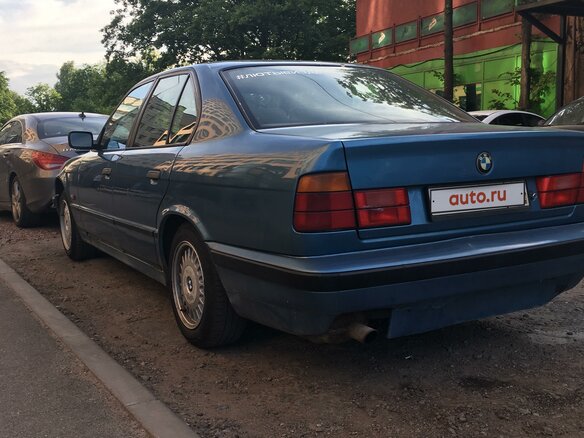 1994 BMW 5 серии 520i III (E34), голубой - вид 4