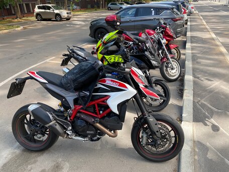 2013 Ducati Hypermotard, белый, 749000 рублей, вид 1