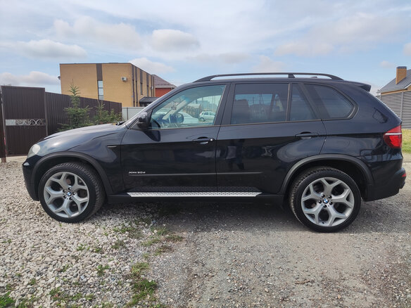 2009 BMW X5 30d II (E70), синий, 1700000 рублей - вид 7