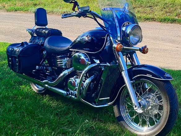 2000 Honda Shadow 750, чёрный, 450000 рублей - вид 4