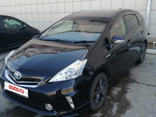 2013 Toyota Prius Alpha I (ZVW40/41), чёрный, 950000 рублей, вид 1