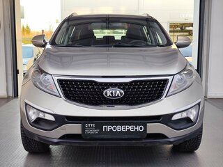 2014 Kia Sportage III Рестайлинг, серебристый, 1210000 рублей, вид 2