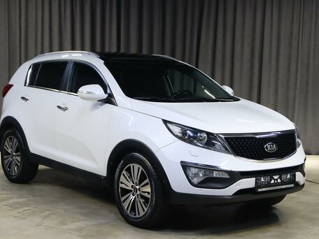 2014 Kia Sportage III Рестайлинг, белый, 1249000 рублей, вид 3