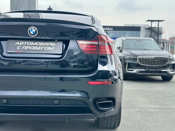 2012 BMW X6 35i I (E71) Рестайлинг, чёрный - вид 9