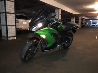 2013 Kawasaki ER-6F (Ninja 650R), зелёный, 650000 рублей, вид 5
