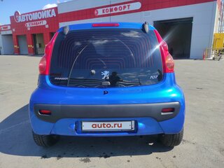 2011 Peugeot 107 I Рестайлинг, синий, 410000 рублей, вид 2
