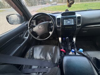 2008 Toyota Land Cruiser Prado 4-speed 120 Series Рестайлинг, чёрный, 1550000 рублей, вид 5
