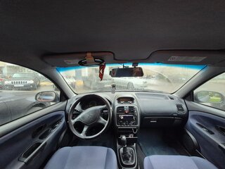 2002 Mitsubishi Carisma I Рестайлинг, синий, 370000 рублей, вид 4