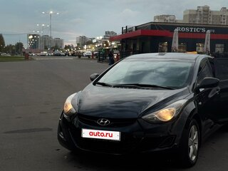 2013 Hyundai Elantra V (MD), чёрный, 590000 рублей, вид 4