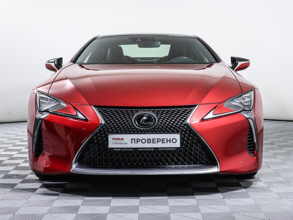 2017 Lexus LC 500 I, красный - вид 2