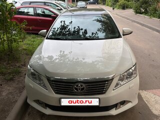 2013 Toyota Camry VII (XV50), белый, 1150000 рублей, вид 2