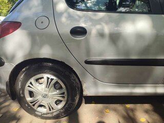 2007 Peugeot 206, серебристый, 300000 рублей, вид 5