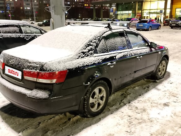 2008 Hyundai Sonata V (NF), чёрный, 370000 рублей - вид 7