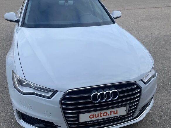 2015 Audi A6 IV (C7) Рестайлинг, белый, 1850000 рублей - вид 3