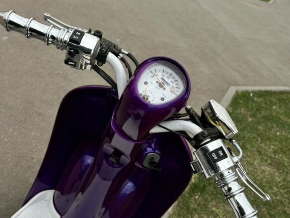 2016 Honda Crea Scoopy, фиолетовый, 230000 рублей - вид 2