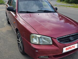 2006 Hyundai Accent ТагАЗ II, красный, 200000 рублей, вид 2