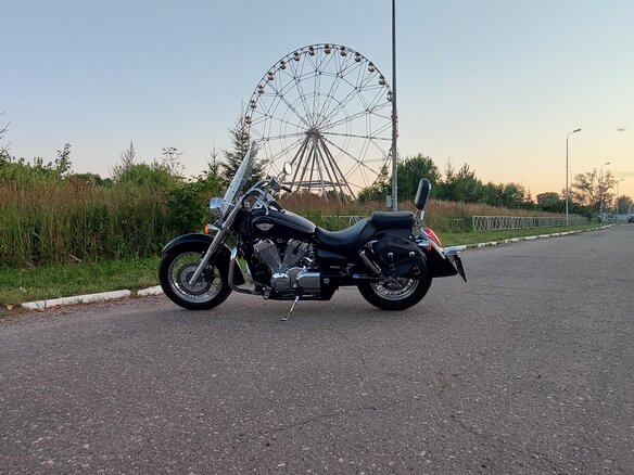 2005 Honda Shadow 750, чёрный, 600000 рублей - вид 1