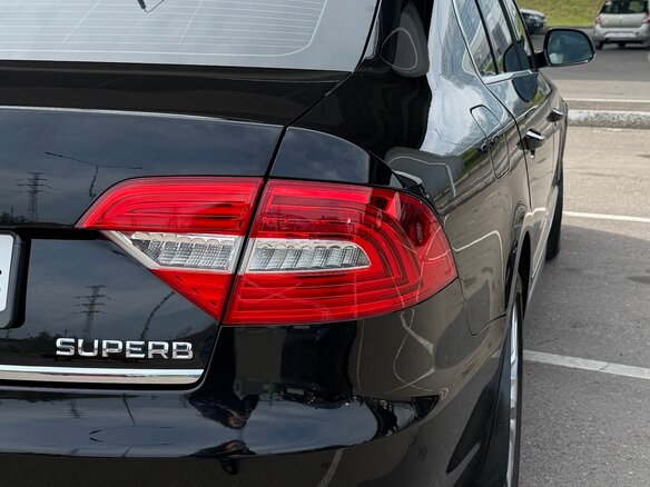 2014 Skoda Superb DSG II Рестайлинг, чёрный, 1200000 рублей - вид 10