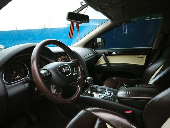 2012 Audi Q7 8-speed I (4L) Рестайлинг, чёрный, 2500000 рублей - вид 11
