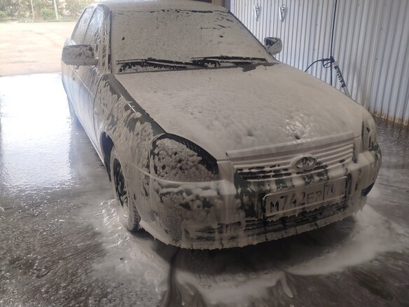 2007 Lada (ВАЗ) Priora I, серый, 120000 рублей - вид 1