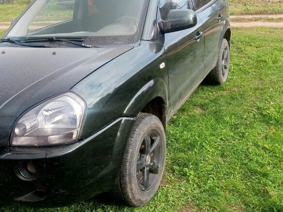 2008 Hyundai Tucson I, зелёный, 600000 рублей