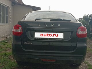 2018 Lada (ВАЗ) Granta I Рестайлинг, чёрный, 450000 рублей, вид 4