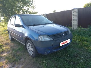 2008 Renault Logan I, синий, 220000 рублей, вид 1