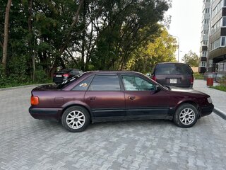 1993 Audi 100 IV (C4), красный, 315000 рублей, вид 4