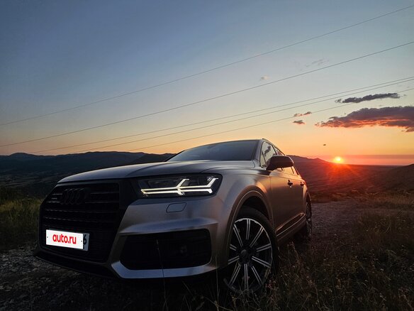 2015 Audi Q7 II (4M), серебристый, 3500000 рублей - вид 6
