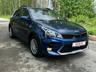 2021 Kia Rio X IV Рестайлинг, синий, 1810000 рублей, вид 4