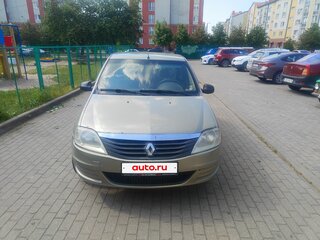 2012 Renault Logan I Рестайлинг, бежевый, 300000 рублей, вид 1