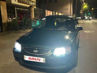 2002 Hyundai Accent II, зелёный, 430000 рублей, вид 2