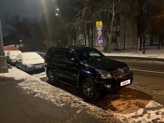 2008 Toyota Land Cruiser Prado 5-speed 120 Series Рестайлинг, синий, 2500000 рублей, вид 3