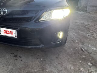 2012 Toyota Corolla X (E140, E150) Рестайлинг, чёрный, 1200000 рублей, вид 2