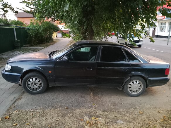 1995 Audi A6 I (C4), чёрный, 190000 рублей - вид 3