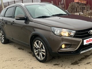 2019 Lada (ВАЗ) Vesta SW Cross I, коричневый, 1090000 рублей, вид 4