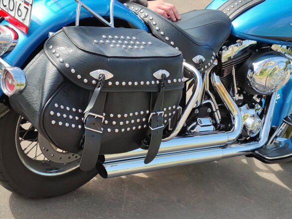 2011 Harley-Davidson Heritage, синий, 1100000 рублей - вид 15