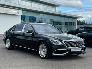 2018 Mercedes-Benz Maybach S-Класс 560 I (X222) Рестайлинг, чёрный, 6781420 рублей, вид 3