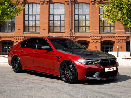 2019 BMW M5 Competition VI (F90), красный, вид 3